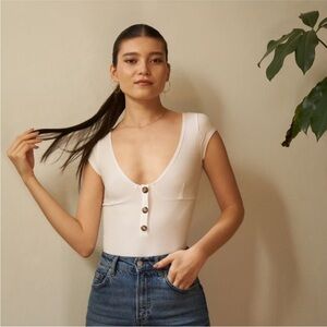 REFORMATION Marten Bodysuit size Small S women New without tags